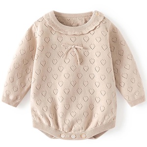 High Quality Baby Sherpa <b>Fleece</b> Jumpsuit Infant Hooded Romper Spring Quick Dry Breathable Toddler <b>Onesie</b> Knitted Fabric Casual - Product Image 1