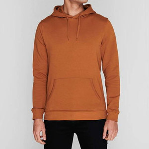 BASICS Custom Printed and Solid Color Hoodies Plus Size Men's Hoodie Casual Basic Fleece-Lined Hoodie - Product Image 2
