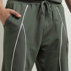 Chándal de verano Atlético informal para hombre con camiseta y pantalones a juego para deportes de invierno - Product Image 6