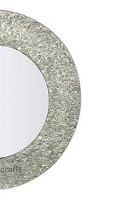 Miroir mural classique pour maison, hôtel, salle de bain, métal, Aluminium, montage mural, Unique, décoration intérieure, miroir mural rond - Product Image 3