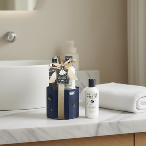 ชุดผลิตภัณฑ์ดูแลผิว Belle & Whistle Blue Round Bath Pot - Product Image 3