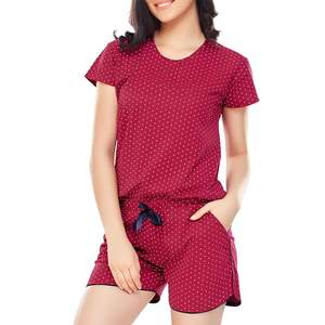 <b>Women's</b> Latest Design Breathable Summer Twin <b>Set</b> Plus Size Cotton Sports Wear Casual <b>T</b> <b>Shirt</b> <b>Shorts</b> Solid Knee Two Pieces Suit - Product Image 1