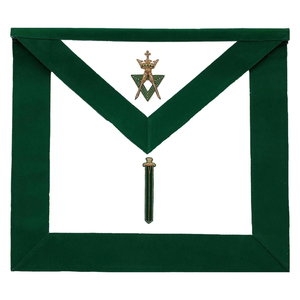 Allied Masonic Degree Amd Delantal bordado a mano Junior Deacon Masonic Regalia Delantal Proveedor Logotipo personalizado - Product Image 2