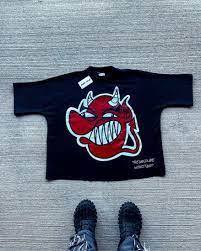เสื้อยืดโอเวอร์ไซส์ทรงบ็อกซี่สำหรับผู้ชาย ผ้าโพลีเอสเตอร์/คอตตอนเจอร์ซีย์สั่งทำพิเศษ เสื้อยืดฤดูร้อนเนื้อหนา พิมพ์ลาย DTG เป็นมิตรกับสิ่งแวดล้อม แห้งเร็ว - Product Image 5