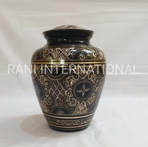 Urna Funeraria para Adultos con Acabado Gris, Nueva Urna Conmemorativa para Cenizas, Contenedor para Cenizas, Suministros Funerarios, Urnas de Latón Hechas a Mano - Product Image 3