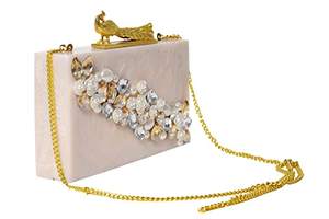 Hot Sale High Quality Lady Evening <b>Bag</b> Handmade Resin <b>Vintage</b> Wedding Party <b>Clutch</b> Elegant and Stylish at an Price - Product Image 2