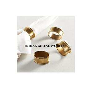 Design tendance Forme carrée Rond de serviette en métal Qualité exclusive Taille personnalisée Table de mariage Porte-serviettes décoratif à vendre - Product Image 6