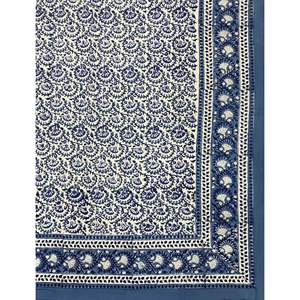 Parure de lit double 3 pièces en coton 100% imprimé à la main, motifs floraux, taies d'oreiller, technique de couture écologique pour la maison - Product Image 2