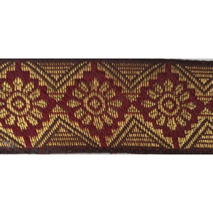 Jacquard Vintage bordado tela étnica tejida cinta de poliéster para bolsa de ropa - Product Image 3