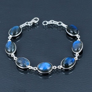 Boho Style Classique Bracelet Bijoux Pour Femmes Bijoux En Argent 925 Sterling Argent Labradorite Pierres Précieuses Bracelet Fait Main Cadeau - Product Image 2