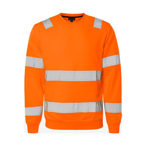 Sweat-shirts de travail à manches longues personnalisés en gros, haute visibilité, réfléchissants - Product Image 1