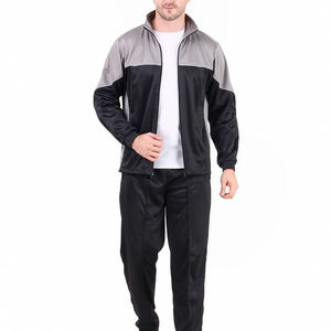 Ensemble de survêtement coupe-vent pour hommes en nylon de couleur unie sur mesure - Product Image 5