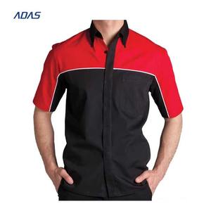 Cotton <b>Pocket</b> Black Polo <b>Shirts</b> <b>Men's</b> Workwear Labor Protection Safety Uniform PL505 Customized Embroidery logo Breathable 100% - Product Image 4