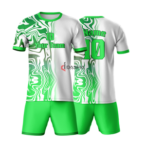 Maillot de football professionnel à manches courtes personnalisé pour adulte, en polyester sublimé, séchage rapide et respirant - Product Image 4