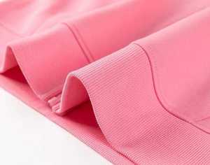 เสื้อฮู้ดผู้หญิงแบบสั่งทำพิเศษ สไตล์ลำลอง ผ้าฟลีซเนื้อนุ่ม สีชมพู ซิปยาวคลุมไหล่ แบบเรียบ - Product Image 5