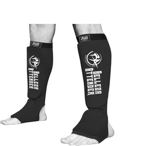 <b>Shin</b> & Instep <b>Guard</b> Black Elasticated <b>Kickboxing</b> <b>Shin</b> Pads for Kids Adults for Karate Muay Thai MMA UFC Taekwondo UFC Taekwondo - Product Image 3
