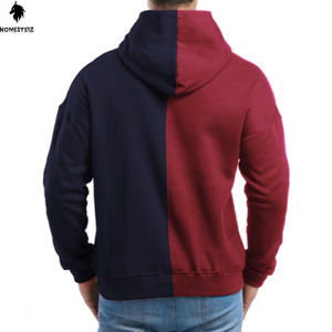 เสื้อครอปแบบมีฮู้ดสีดำพิมพ์ลายสำหรับผู้ชายรุ่นหนัก500 GSM ขนแกะปักหมุดสำหรับฤดูหนาว - Product Image 3