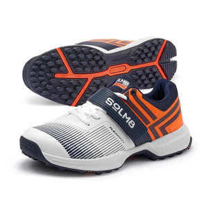 Chaussures de sport S8 SOLM8 pour garçons et filles - Bleu marine/Orange, doublure en caoutchouc pour l'entraînement sportif - Product Image 3