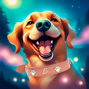 Collare per Cani in Pelle Resistente Taglia L 45cm, Design Elegante e Moderno con Impronta di Zampa, Guinzaglio Durevole per Gatti - Product Image 1