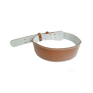 Ceinture d'haltérophilie industrielle en cuir avec élingue de gymnastique personnalisée Ceintures en cuir véritable du Pakistan - Product Image 3