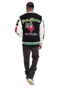 แจ็กเก็ตเบสบอลผ้ากำมะหยี่ปักลายตัวอักษรไซส์ใหญ่พิเศษไซส์ใหญ่พิเศษเหมาะกับชายและหญิงแฟชั่นฤดูหนาวออกแบบได้ตามต้องการ - Product Image 3