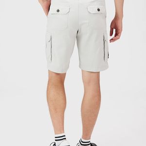 Gran oferta, pantalones cortos Cargo de Hip Hop de algodón 100% ecológicos para hombre de talla XS, logotipo personalizado, Color sólido, diseño de bolsillo de moda medio para - Product Image 3