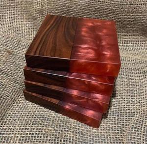 Posavasos de resina epoxi de madera de lujo Manteles individuales de mesa de moda para bebidas y Decoración elegante - Product Image 2