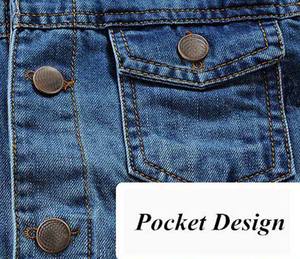 Nouvelle veste en jean pour homme de style streetwear vintage d'hiver, design patchwork personnalisé, coton et polyester - Product Image 3