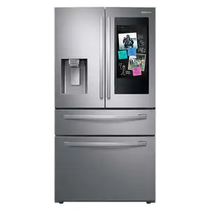 New 28 cu. ft. 4-Door French Door Refrigerator with 21.5 Touch Screen Family in Stainless Steel