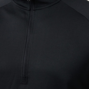 High Neck 1/4 Zip Long Sleeve Gym <b>Jacket</b> Compression <b>Workout</b> Pullover Spandex/Polyester Quick Dry Breathable OEM Supply - Product Image 5