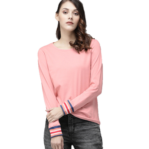 T-shirts pour femmes de qualité les plus populaires à la mode T-shirts pour femmes de couleur unie à manches courtes - Product Image 1