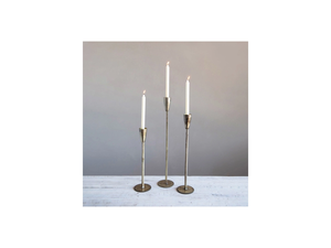 Bougeoir en métal poli pour la décoration de salon moderne bougeoir en métal artisanal pour un style de maison élégant - Product Image 2