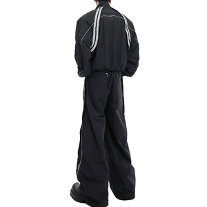 Ensemble de survêtement pour homme en polyester, jogging, survêtement patchwork, pantalon de survêtement en nylon, survêtement en nylon personnalisé pour homme, vente chaude - Product Image 3