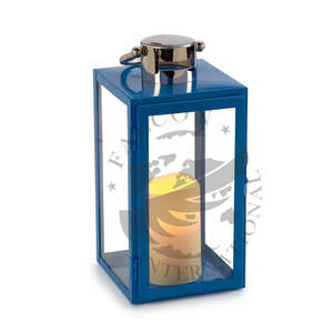 Juego de faroles de mesa hechos a mano duraderos y modernos de 2 piezas, farol decorativo colgante de Metal grande, decoración del hogar - Product Image 4