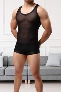 Chaleco deportivo amarillo naranja para hombre, camiseta sin mangas para entrenamiento de gimnasio, ropa deportiva transpirable de secado rápido para correr y entrenar - Product Image 4