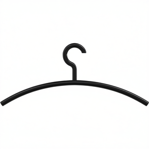 HEWI 570.3B 90 ไม้แขวนเสื้อพลาสติก สีดำด้าน 450 มม. กว้าง 190 มม. สูง - Product Image 3