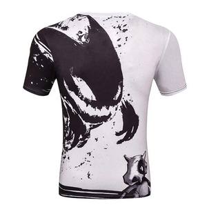 T-shirt en coton 100% polyester imprimé de haute qualité en gros, coupe ajustée, vêtements pour hommes personnalisés, chemises de rue - Product Image 2