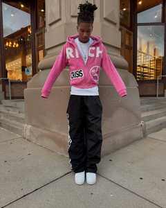 เสื้อมีฮู้ดสำหรับผู้ชายเสื้อฮู้ดผ้าซีดจางโอเวอร์ไซส์มีซิป420 GSM Boxy - Product Image 4