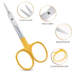 Meilleure vente ANAAIF poignée en céramique manucure cuticule ciseaux à ongles outil de beauté de haute qualité incurvé sûr fabricant de gros - Product Image 6