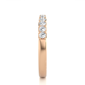 Bague en or jaune 14 carats avec diamant de laboratoire personnalisable, sertie à griffes, diamant certifié, or massif pour mariage, fête, dernière tendance en bijoux - Product Image 3