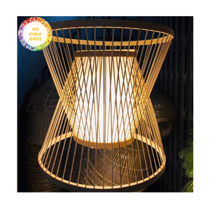 โคมไฟระย้าไม้ไผ่สานธรรมชาติสำหรับตกแต่งภายในและทำด้วยมือในเวียดนาม - Product Image 5