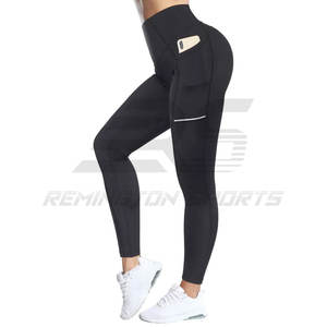 Venta al por mayor de moda transpirable Leggings Mujer Yoga Leggings de cintura alta Gimnasio Deportes Legging - Product Image 5