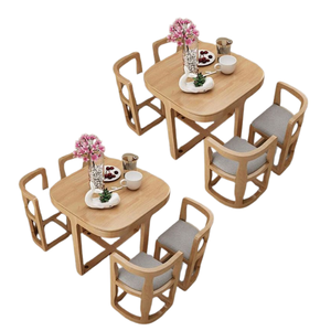 Nuevo producto natural Juego de comedor de madera Mesa de comedor y muchas sillas Muebles para el hogar Fábrica directa de Indonesia - Product Image 1