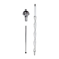 Masse de tambour-major écossaise en cuivre personnalisée pour bagpipes de fanfare - Conception sur mesure