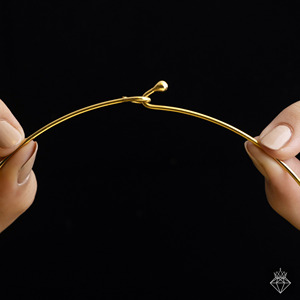 PRAO Fleur d'or et émeraude Hasli collier fait à la main à la mode Anti-ternissement bijoux de mode pour les femmes plaqué or produit en vrac - Product Image 3