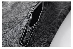 แจ็กเก็ตยีนส์ขาดสำหรับผู้ชายแฟชั่นฤดูหนาวแจ็กเก็ตสไตล์ยีนส์ขายส่งและกำหนดเองได้ - Product Image 5