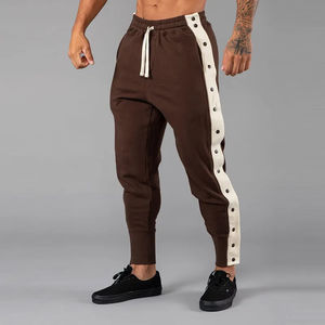 กางเกงจ็อกเกอร์ผู้ชายผ้าสแปนเด็กซ์แห้งเร็ว ขายส่ง รับสกรีนโลโก้ กางเกงออกกำลังกาย ฟิตเนส เล่นกีฬา ลำลอง มีเชือกผูกเอว - Product Image 1