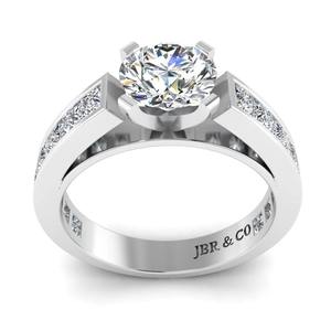 Anillo de compromiso de plata 925 de diamante redondo y princesa de moda para hombre anillo de bodas de lujo al mejor precio - Product Image 2