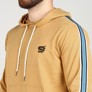 Survêtement décontracté à capuche pour l'hiver, coupe confortable, respirant, 100% coton, design léger et écologique pour les activités quotidiennes - Product Image 5