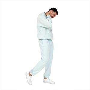 Conjunto Deportivo Unisex de Invierno, Talla Grande, Lavado Ácido, Estilo Vintage, Sudadera con Capucha y Pantalones Deportivos Holgados, Personalizado, Talla XXL, Ropa Urbana - Product Image 1